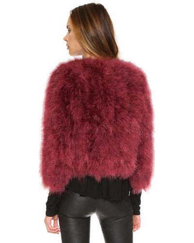 yumi kim feather jacket