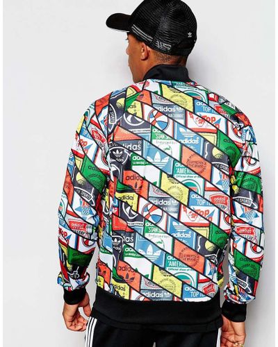 adidas originals track jacket black
