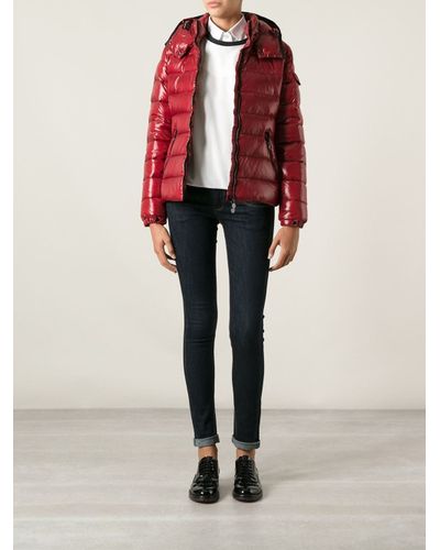 moncler red bady jacket