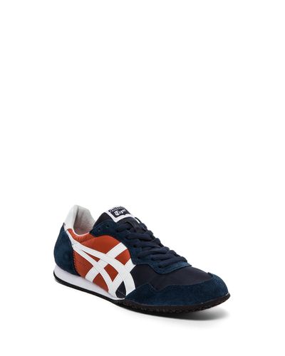 onitsuka tiger serrano mens blue