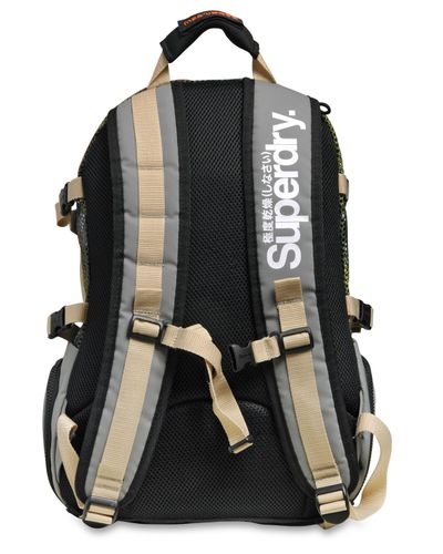 superdry camo mesh backpack