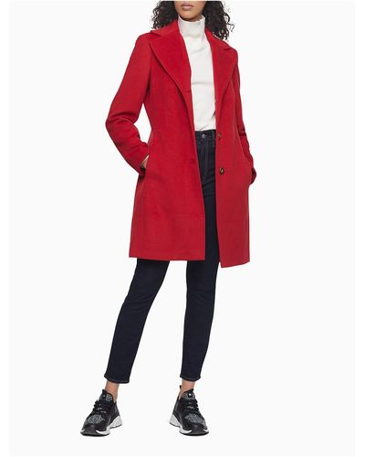 longline lapel coat
