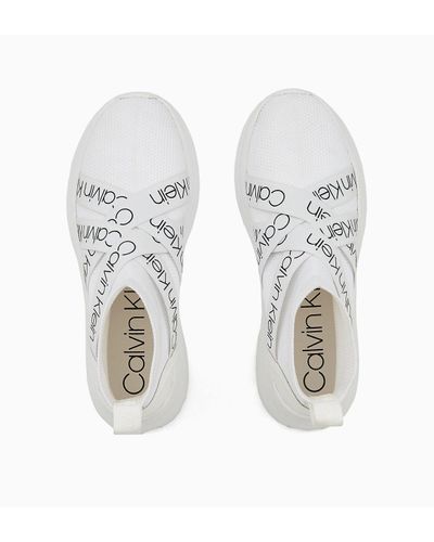 calvin klein uni sock knit sneaker