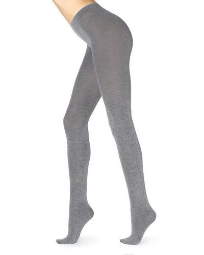 grey opaque tights