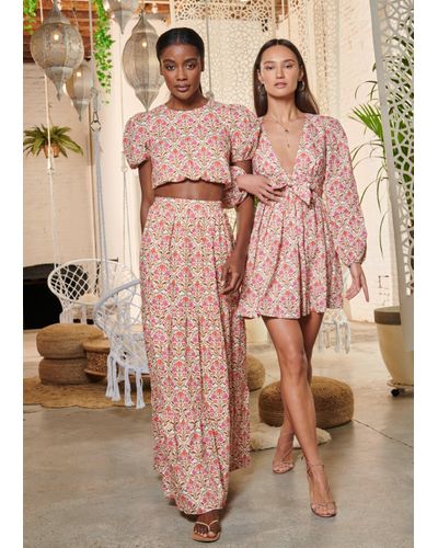 Cami NYC Linen Meri Dress in Pink | Lyst