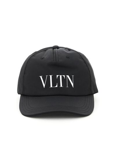 Valentino Garavani Synthetic Vltn Baseball Cap in Black for Men - Lyst
