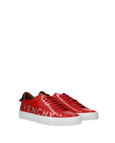 all red givenchy sneakers