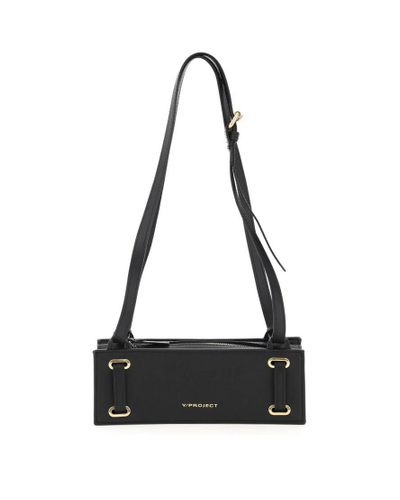 Y. Project Leather Mini Accordio Baguette Bag in Black | Lyst