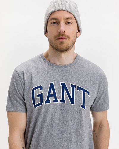 grey gant t shirt