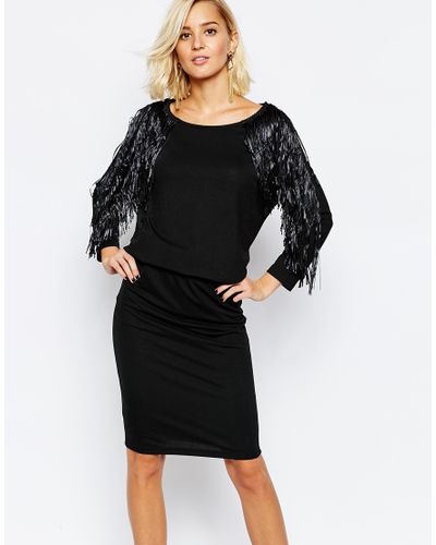 black crystal gown
