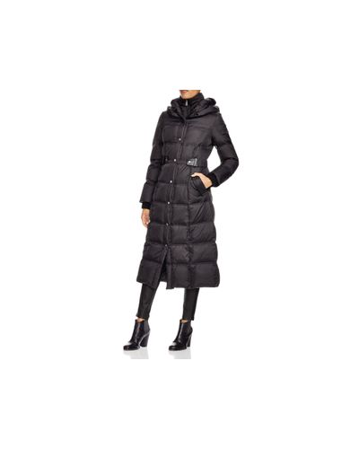dkny long down jacket