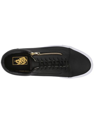 vans old skool leather black