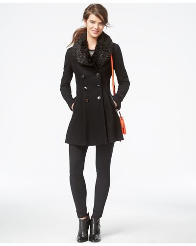 flared peacoat