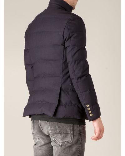 moncler quilted blazer