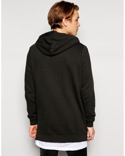 long zip up hoodie mens