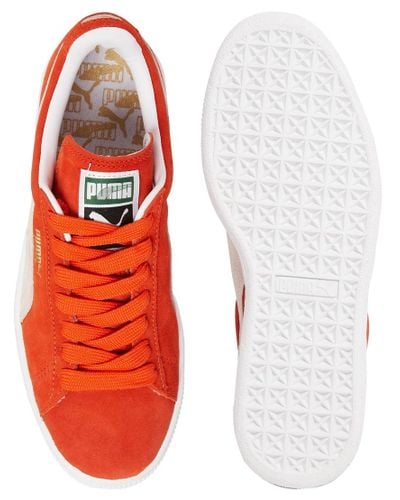 puma suede classic orange