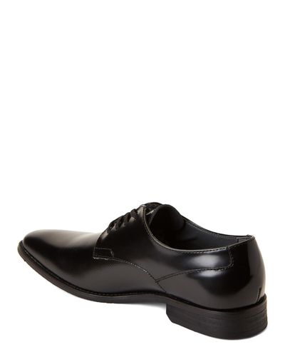 calvin klein bram leather vamp derby shoes