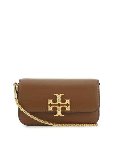 Tory Burch Leather Eleanor Crossbody Bag in Brown - Lyst