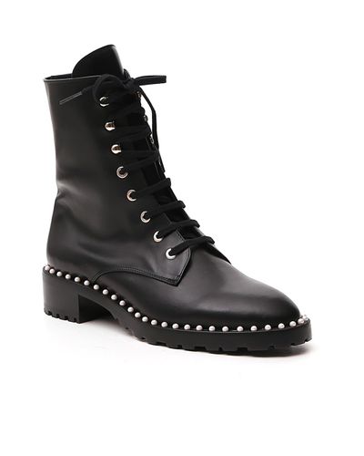 stuart weitzman allie combat boots