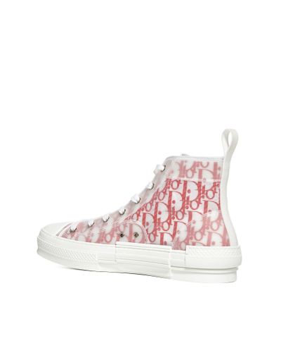pink dior shoes