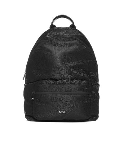 Dior Synthetic X Shawn Stussy Rider Backpack in Black for Men - Lyst