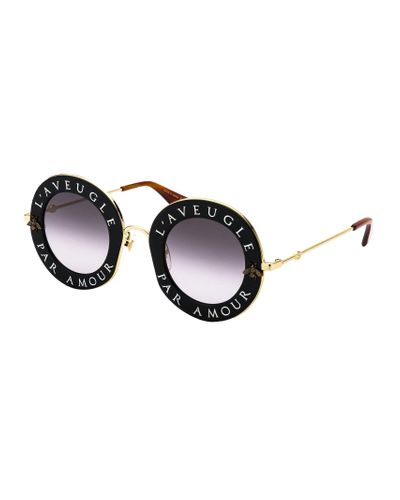 Gucci GG0113S in Black | Lyst