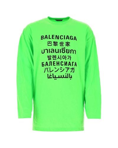 balenciaga t shirt languages