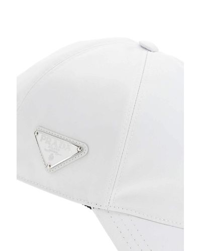 prada cap white