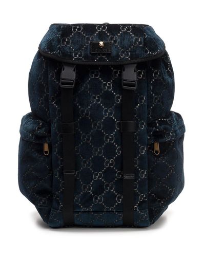 small gg velvet backpack