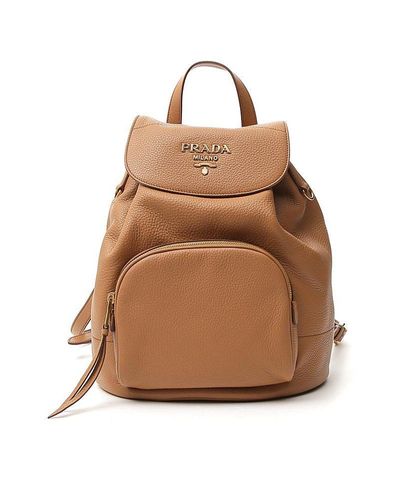 prada backpack brown