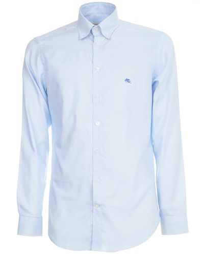 etro blue shirt