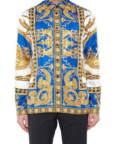 versace printed shirt