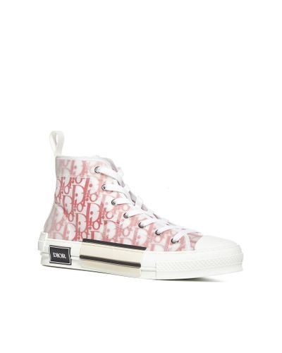 pink dior shoes