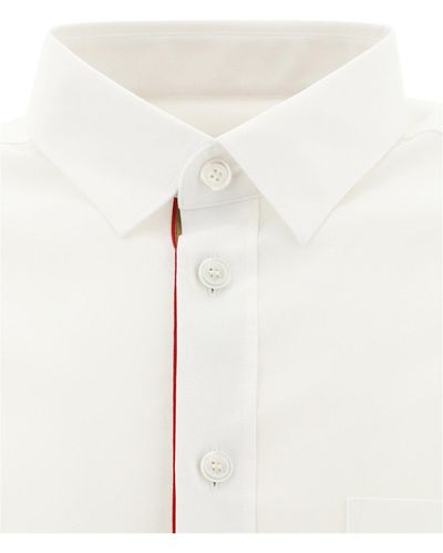 Burberry "chappel" Shirt in White for Men - Lyst