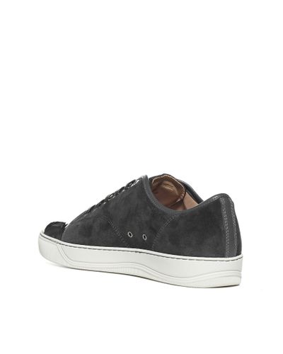 grey lanvin trainers