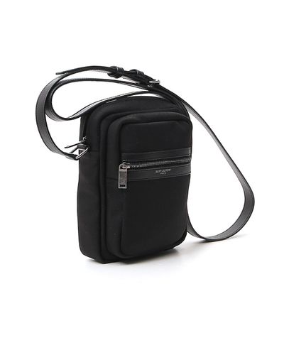 Saint Laurent Leather Cross-body Bag Small Sid in Black for Men 