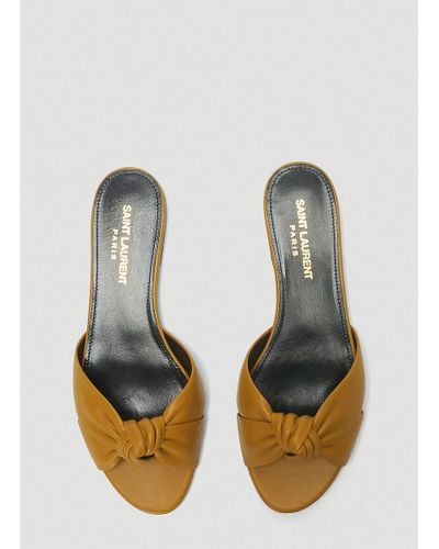 saint laurent bianca flat sandals