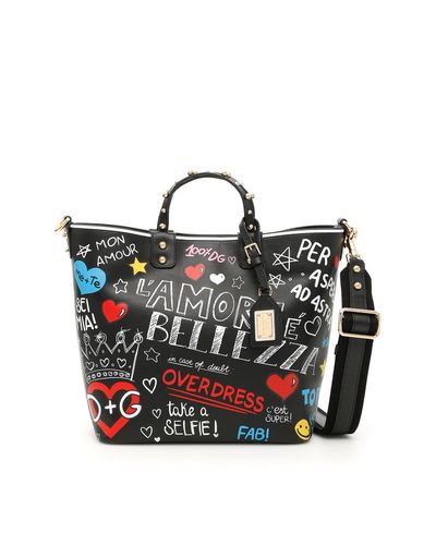 dolce and gabbana graffiti bag