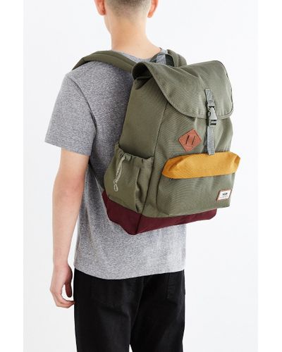 olive green vans backpack
