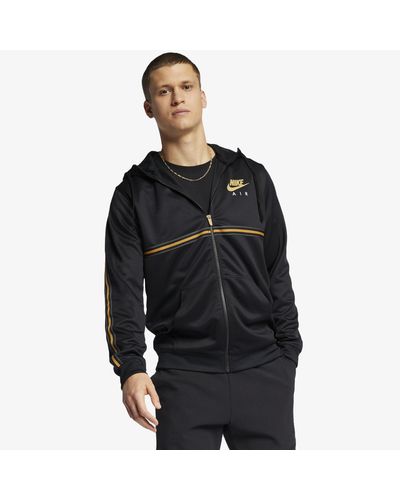 nike metallic full zip hoodie