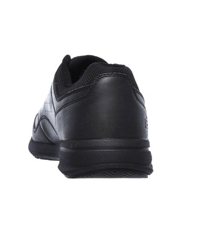 Skechers Leather Elent Velago Mens Lightweight Shoes in Black for Men ...