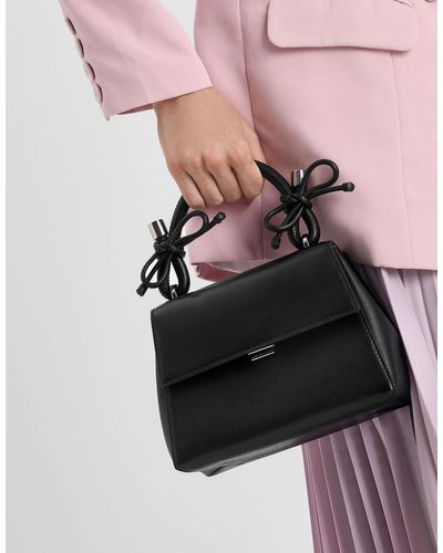 bow top handle bag charles and keith