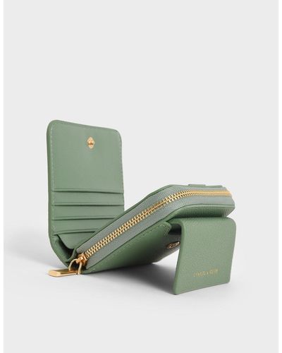 charles and keith green wallet