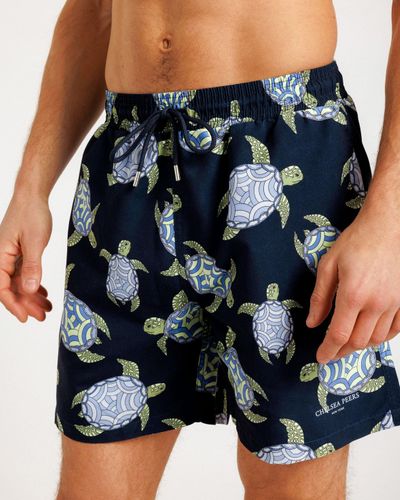 Chelsea Peers NYC Turtle Print Swim Shorts in Blue for Men | Lyst UK