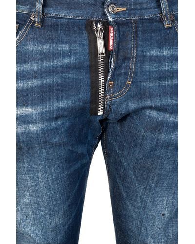 dsquared zip jeans