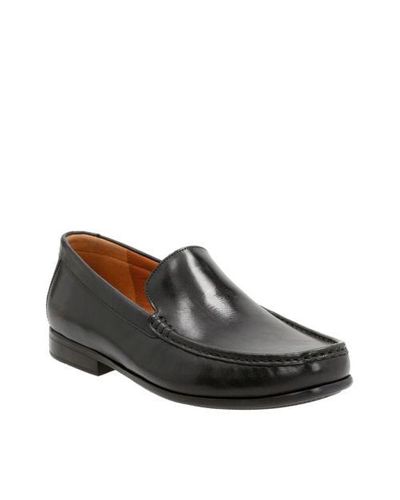 clarks claude plain black