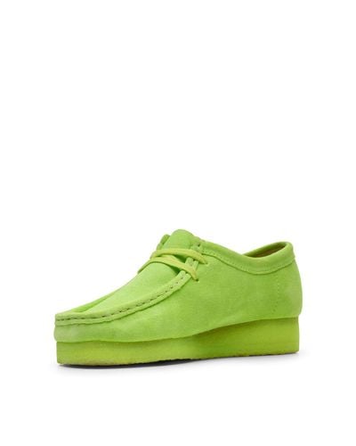 Clarks Suede Wallabee in Lime Suede (Green) - Lyst