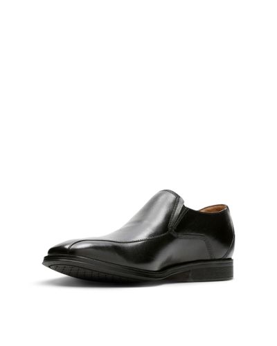 Clarks Leather Gilman Slip in Black Leather (Black) for Men - Lyst