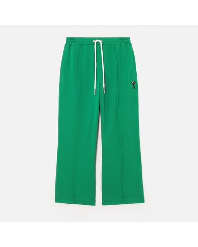 PUMA Cotton X Ami Wide Pants in Green for Men | Lyst