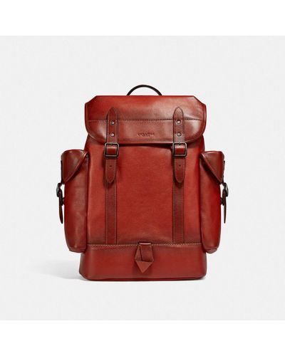 coach men's hitch backpack